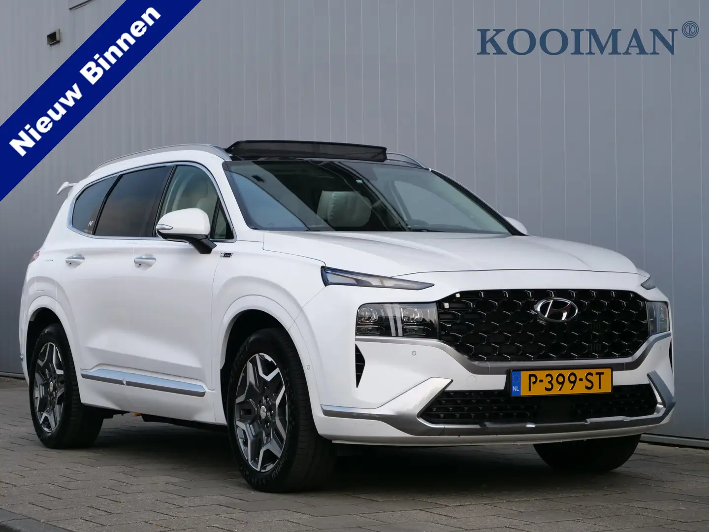 Hyundai SANTA FE 1.6 T-GDI 265pk PHEV Premium Plus Sky 7p. Automaat Blanc - 1