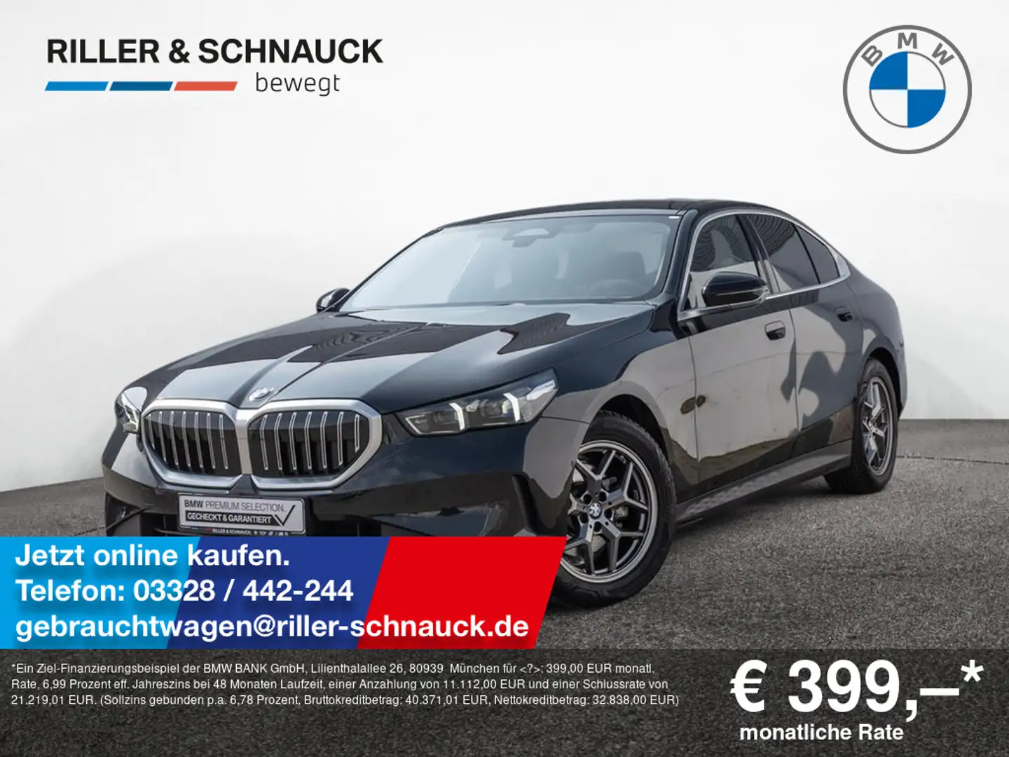 BMW 520 i 360°KAM+HUD+HK+SITZBELÜFTUNG Nero - 1