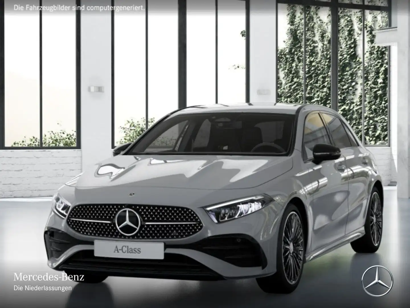 Mercedes-Benz A 180 AMG+NIGHT+LED+KAMERA+TOTW+7G Grijs - 2