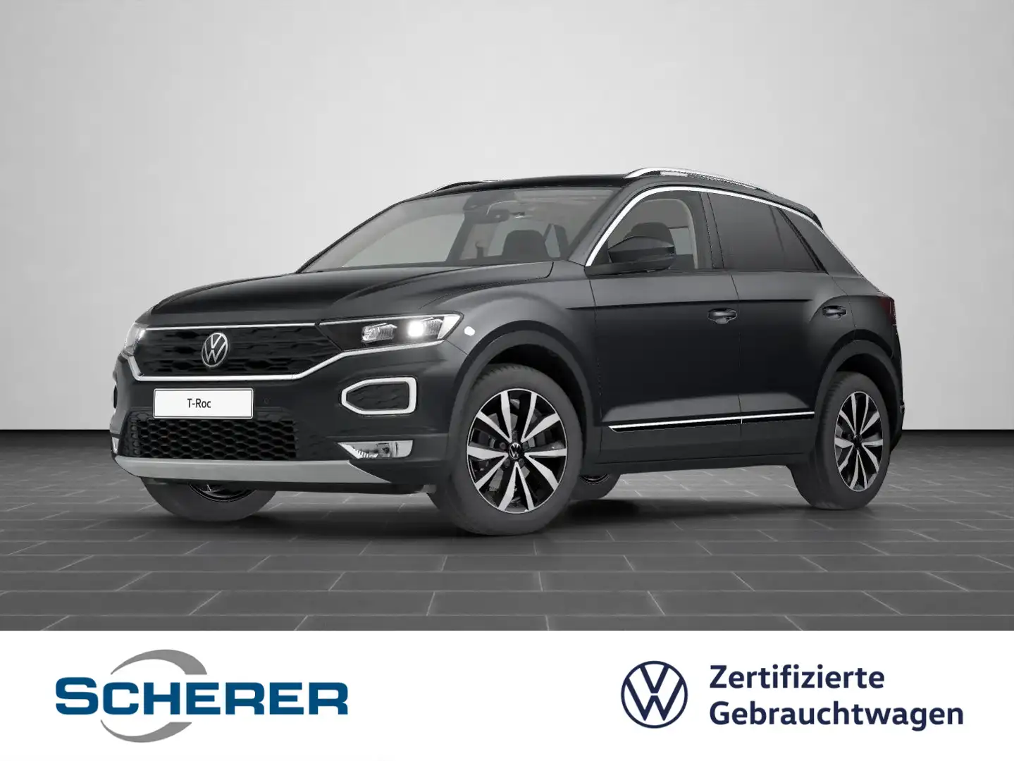 Volkswagen T-Roc Style 1.5 TSI DSG | 17" in Schwarz | ACC | Grau - 1