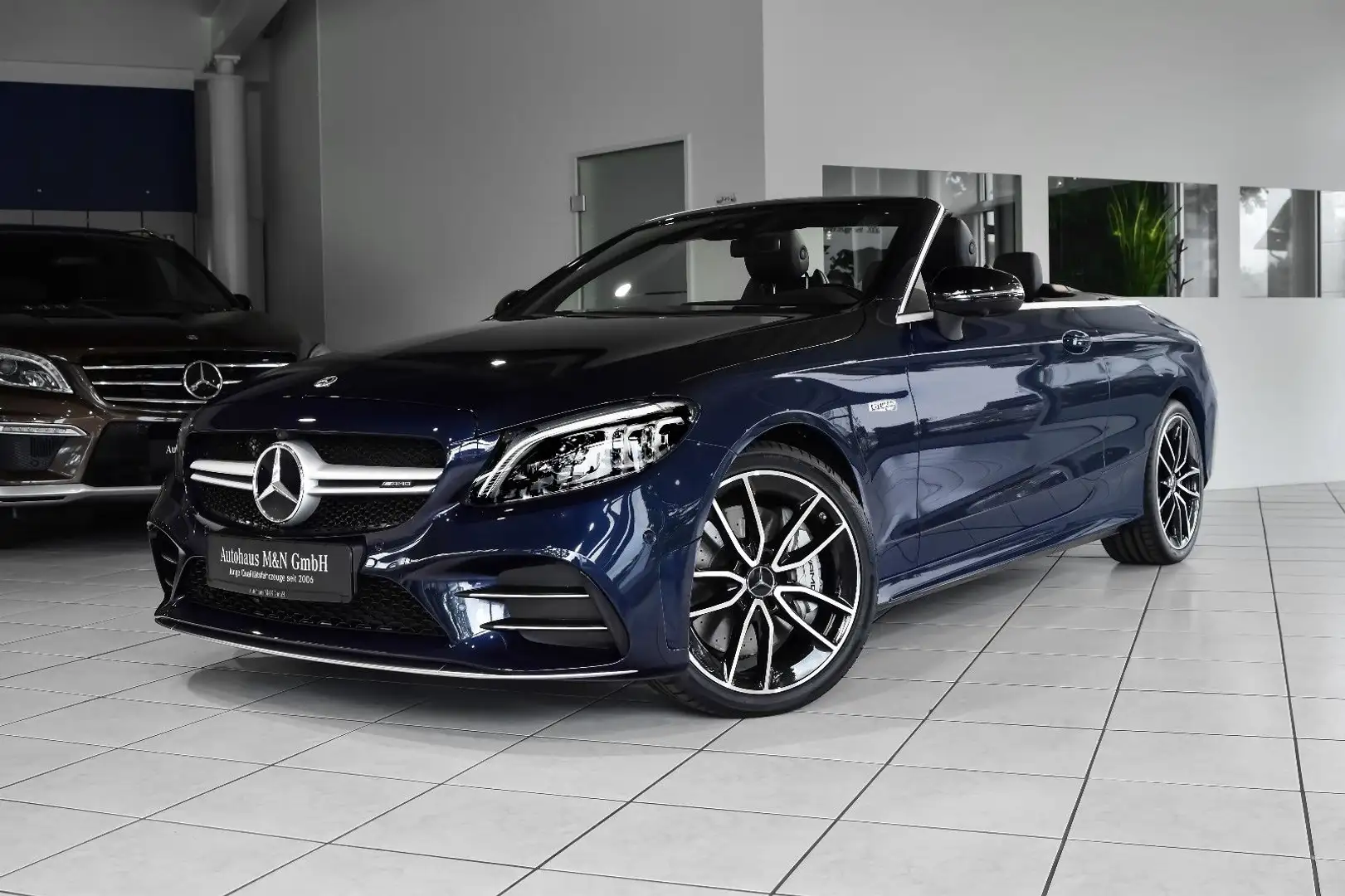 Mercedes-Benz C 43 AMG 4M *Traumfarbkombi* 1 Hand* Unfallfrei* Modrá - 1