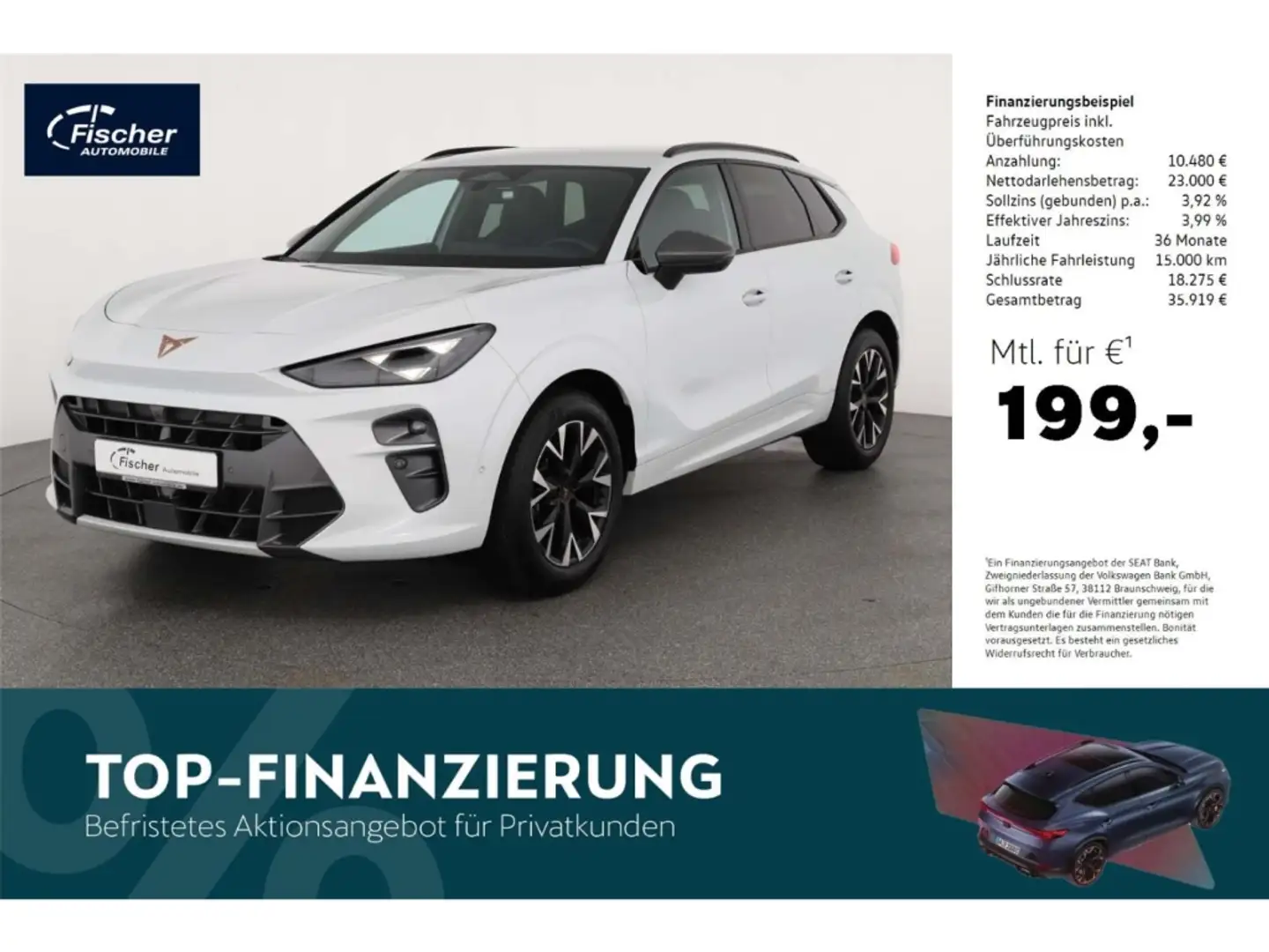 CUPRA Terramar 1.5 eTSI DSG HUD/KESSY/360°/el.Klappe Weiß - 1