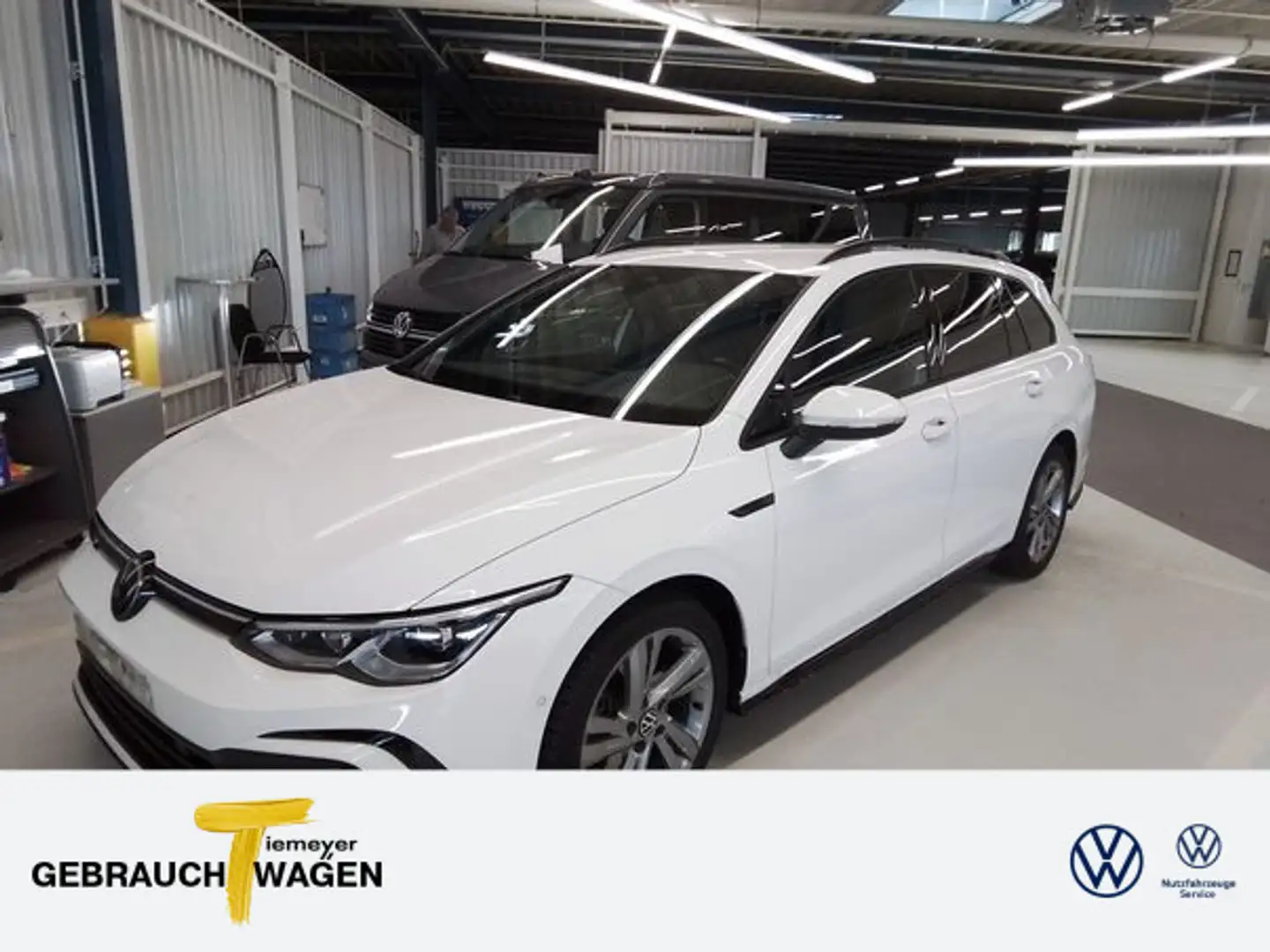 Volkswagen Golf Variant 2.0 TSI DSG R-LINE STHZG LED+ KAMER Weiß - 1