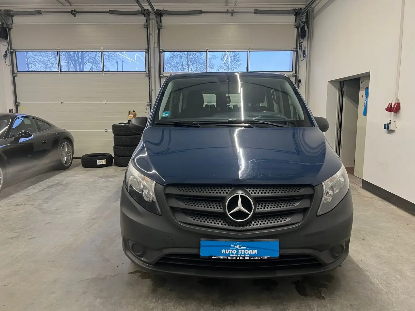 Mercedes-Benz Vito Tourer 114 CDI PRO extralang*8-Sitz*NAVI*R-KAM*1-H Bleu - 2