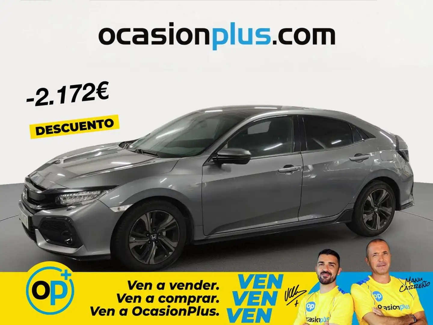 Honda Civic 1.5 VTEC Turbo Sport Plus Gris - 1