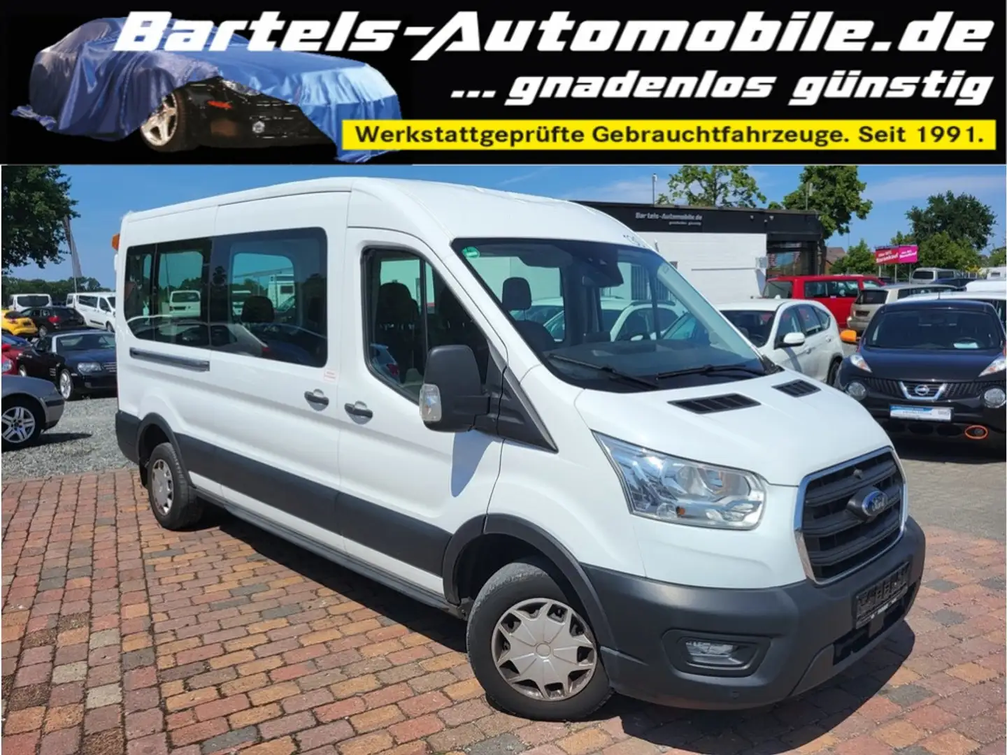 Ford Transit 310 L3 Trend, 9-Sitzer, 1.Hand, Kamera Weiß - 1