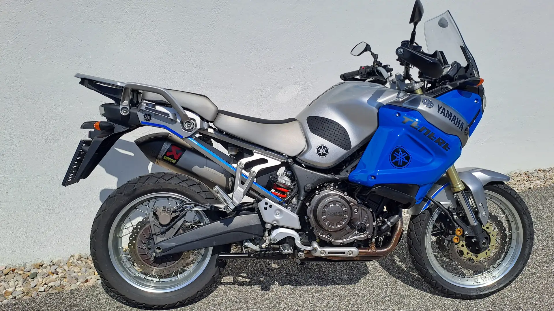 Yamaha XT 1200 TENERE ABS, Akrapovic Modrá - 1