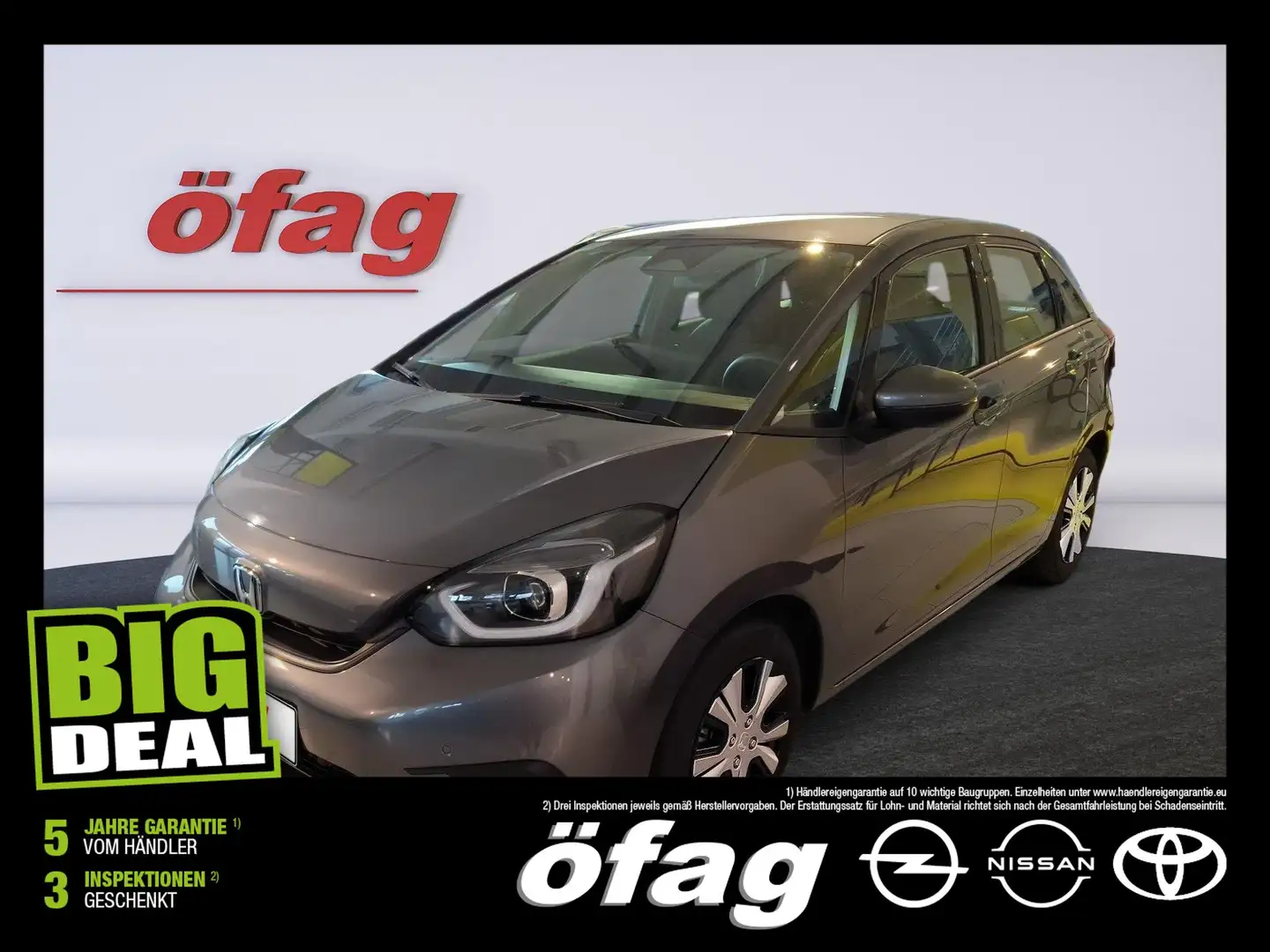 Honda Jazz 1.5 i-MMD Elegance ACC+LED+Navi+SHZ+KlimaA Silber - 1