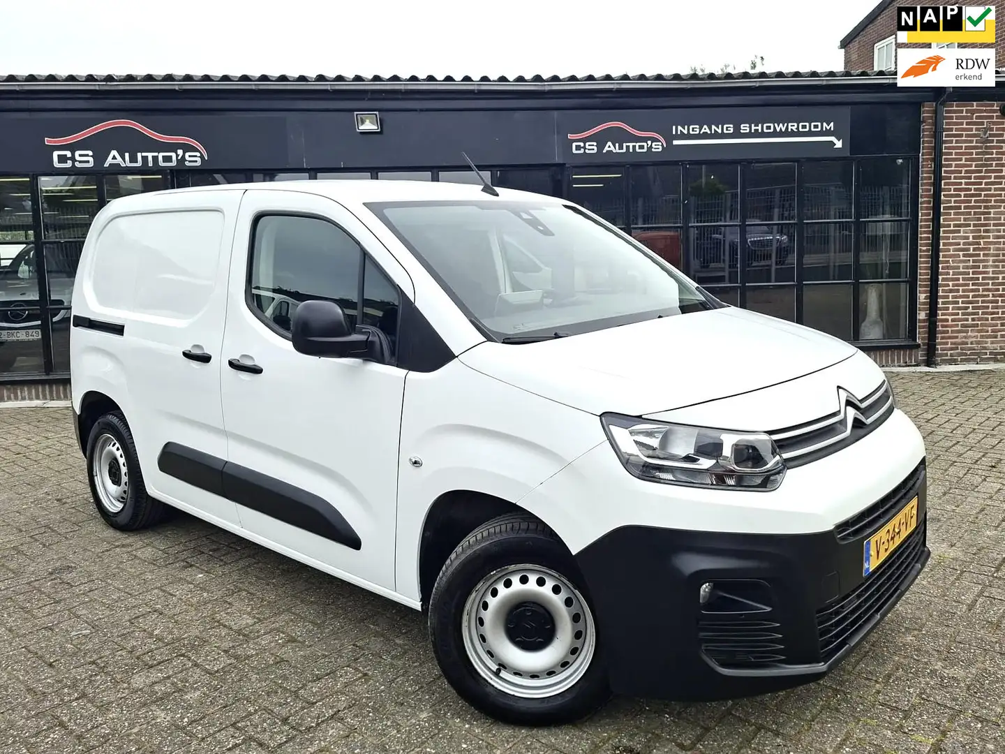 Citroen Berlingo 1.6 BlueHDI|2019|euro6|groot navi|dab|cruise.contr Wit - 1