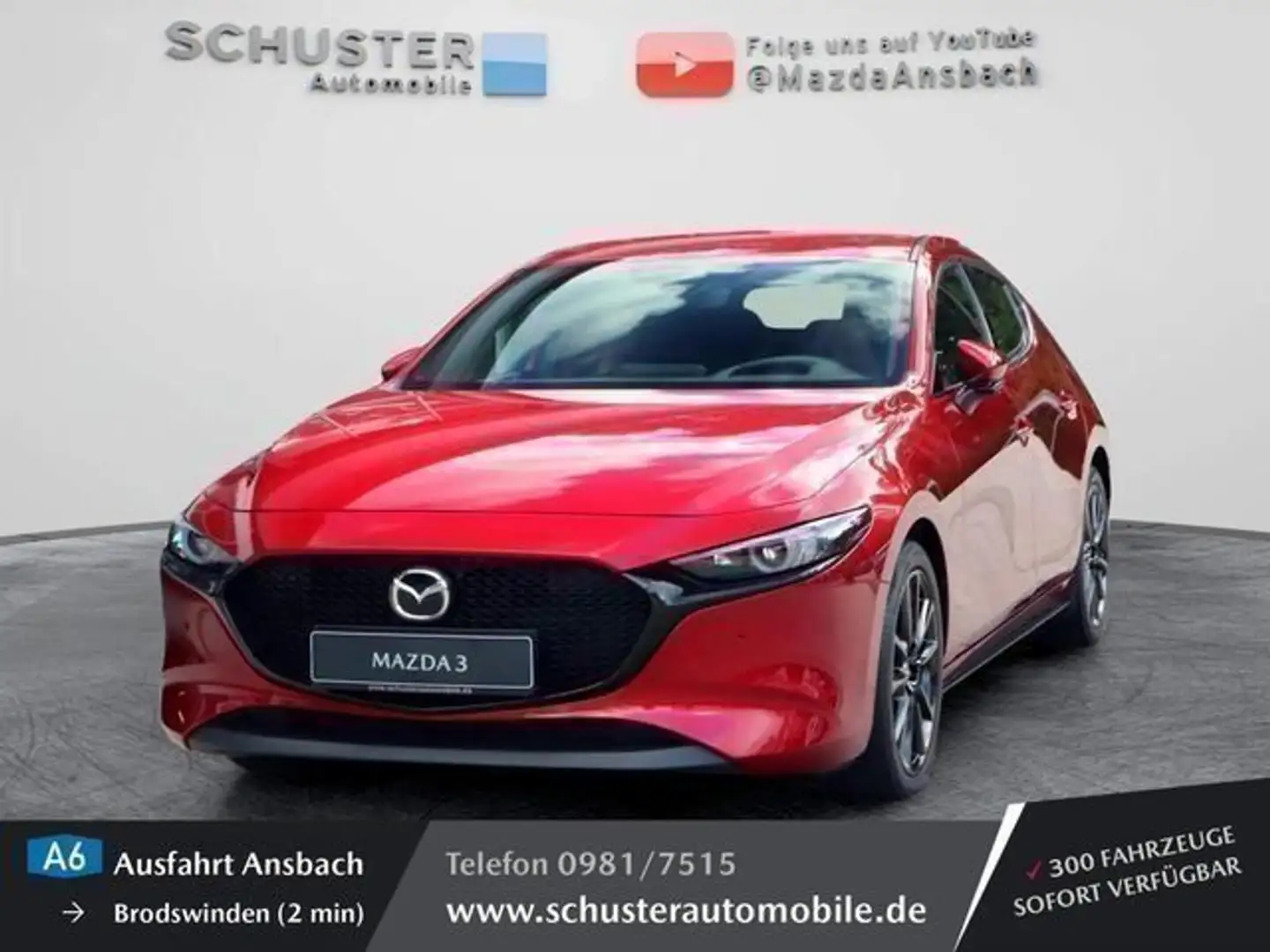Mazda 3 Selection 2.0 Skyactiv-X Matrix-LED/Navi/360° Rot - 1