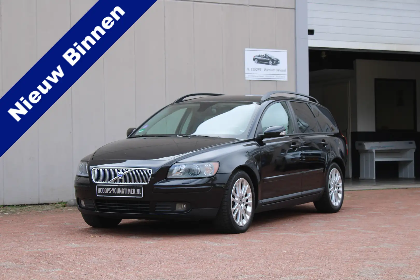 Volvo V50 2.5 T5 LPG G3 AUTOMAAT YOUNGTIMER incl. 21% BTW Negro - 1