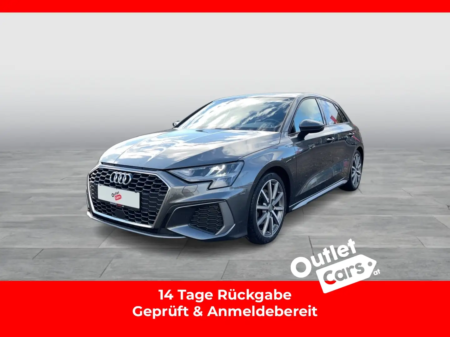 Audi A3 Sportback 30 TDI S line exterieur ASSIST+LED Grau - 1