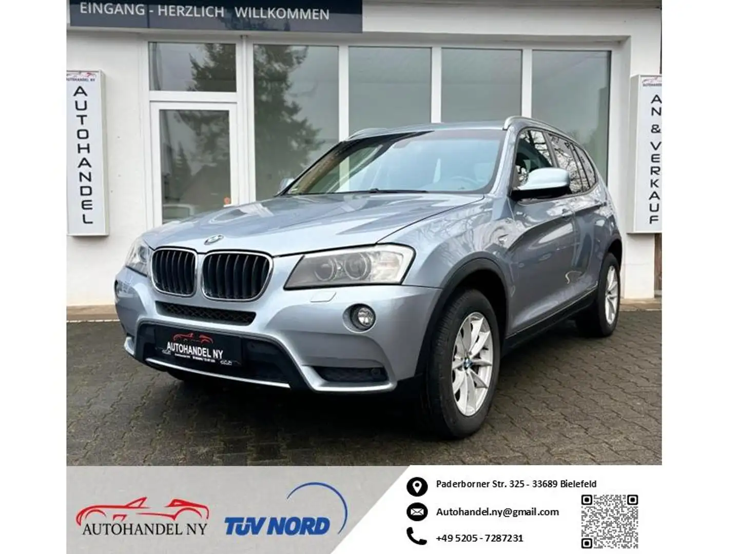 BMW X3 BMW X3 xDrive 20 d, AHK,Pano,Xenon,Keyless,Leder Blau - 1