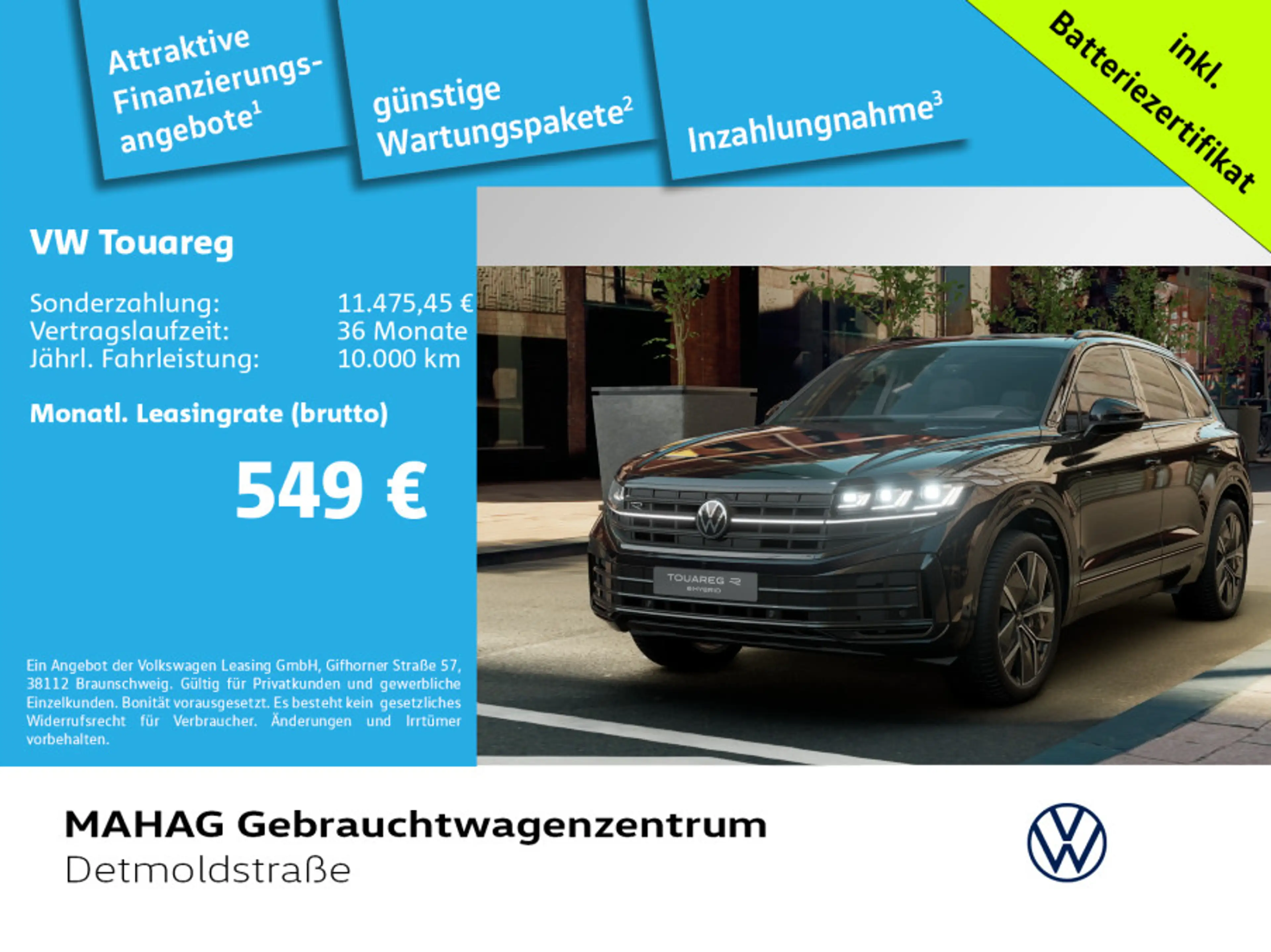 Volkswagen Touareg R 3.0 eHybrid 4MOT Leder IQ.Light Navi P — photo 2