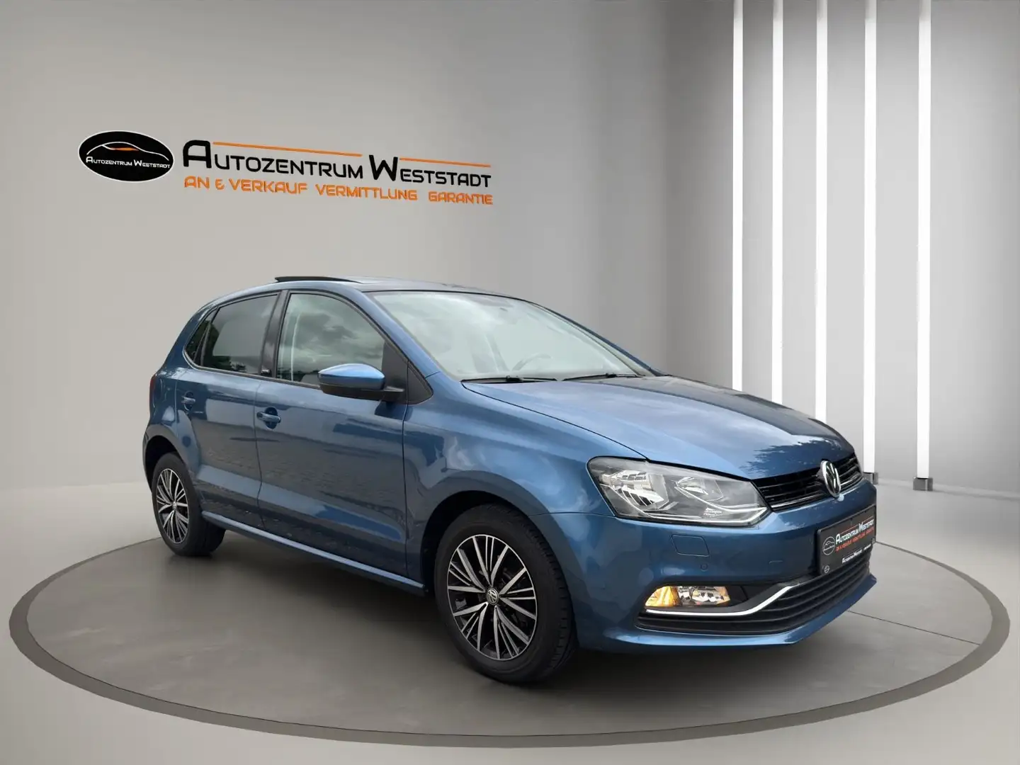 Volkswagen Polo V Allstar BMT/Start-Stopp, Pano, PDC, 1Hand Blau - 2