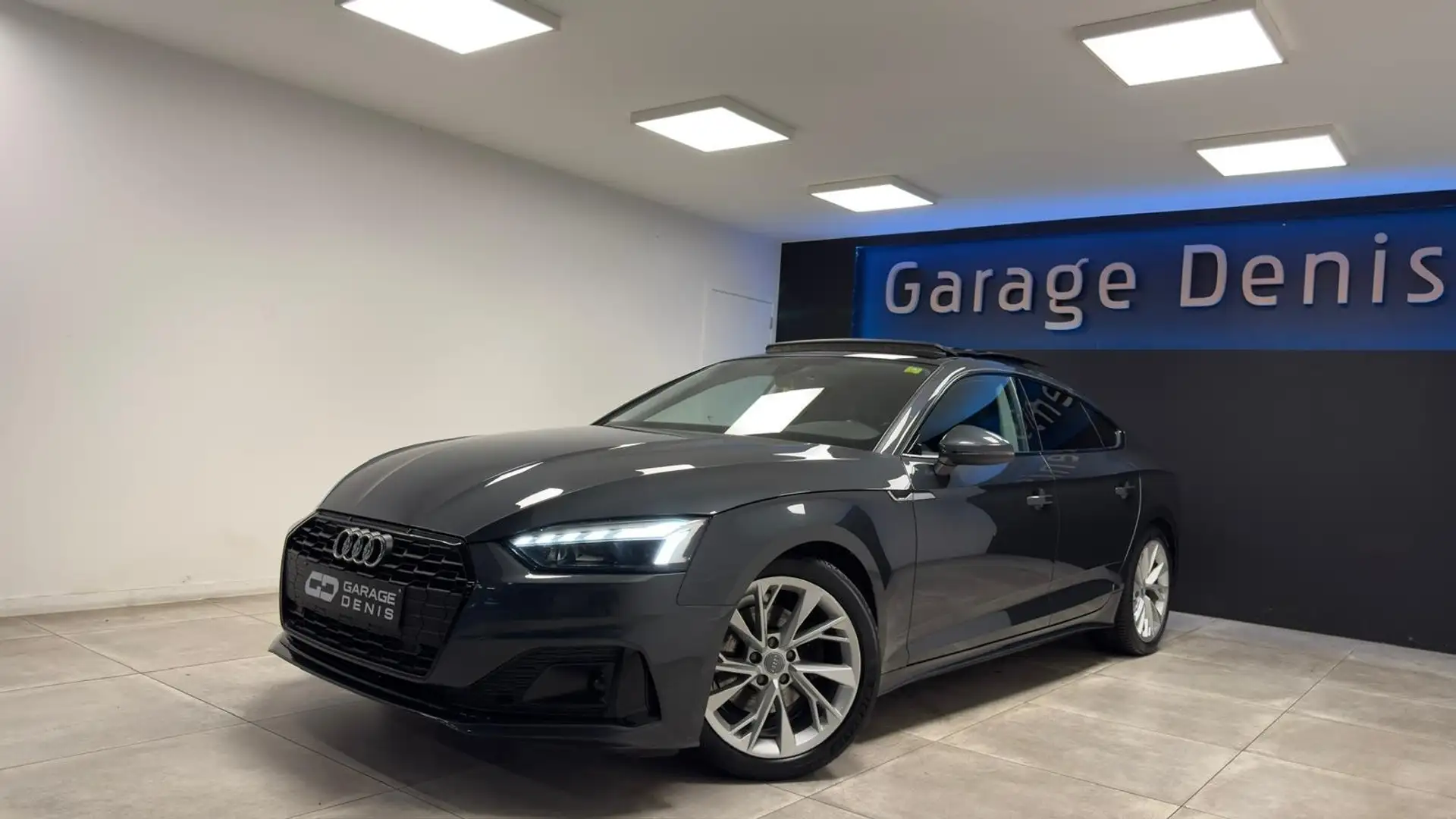 Audi A5 Sportback  TDi  S tronic TOIT-PANO*GPS*LED*CUIR* Grijs - 1