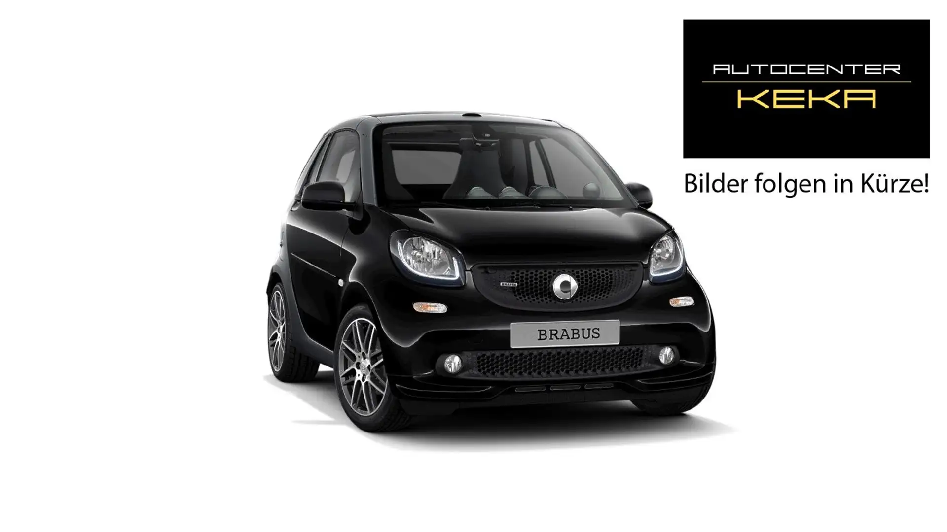 smart forTwo Cabrio BRABUS XCL DCT BLACK & GRAPHITE GREY MATT Schwarz - 1