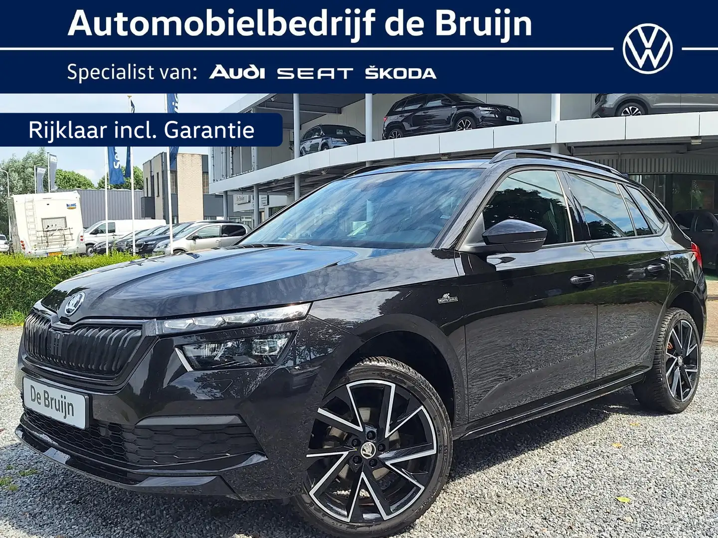 Skoda Kamiq 1.0 TSI DSG Monte Carlo (Pano,Camera,Virtual,Carpl Zwart - 1
