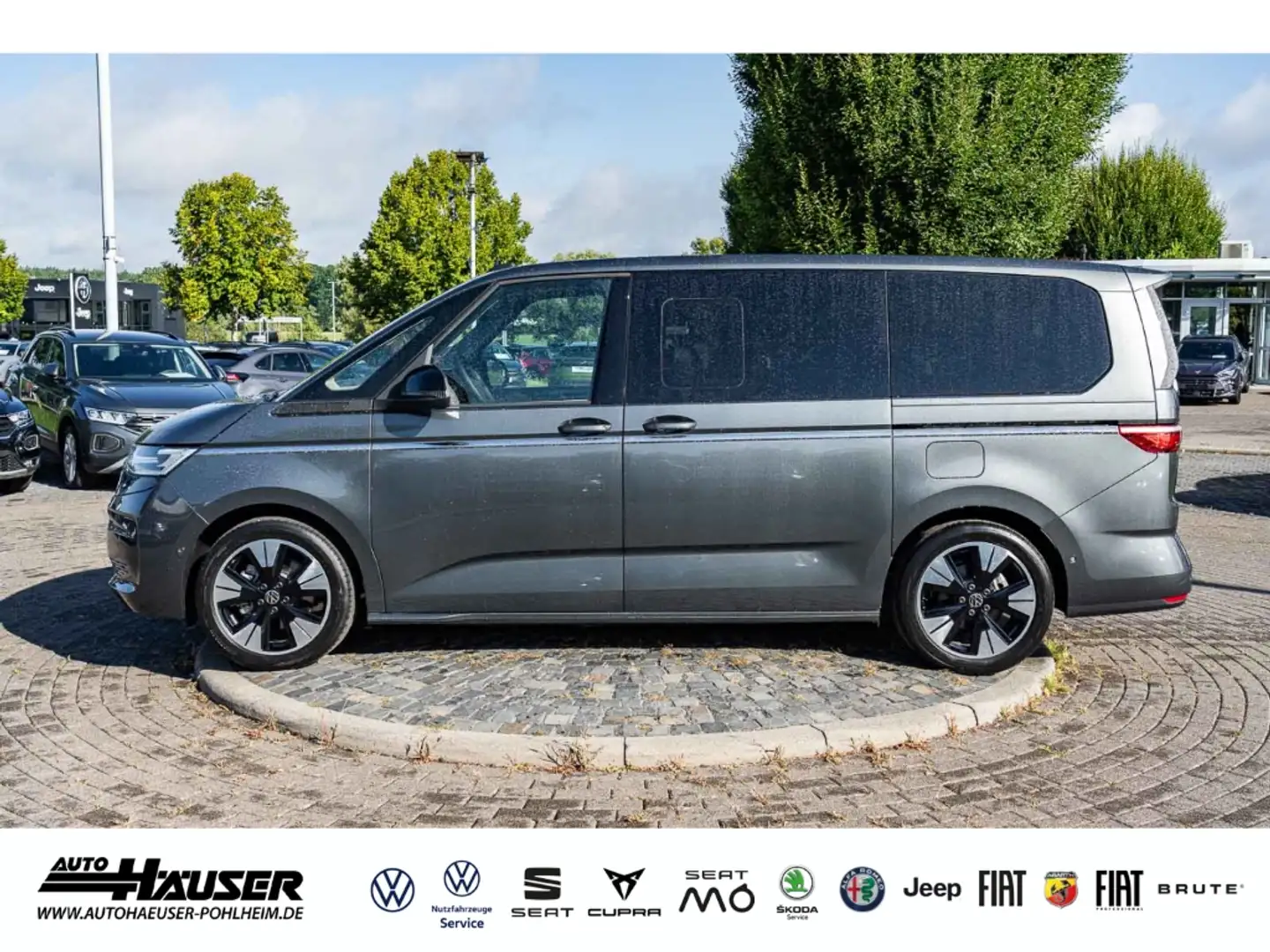 Volkswagen T7 Multivan Style LÜ 2.0 TDI DSG PANO STANDHZG AHK EL. HECKKL. Gris - 2