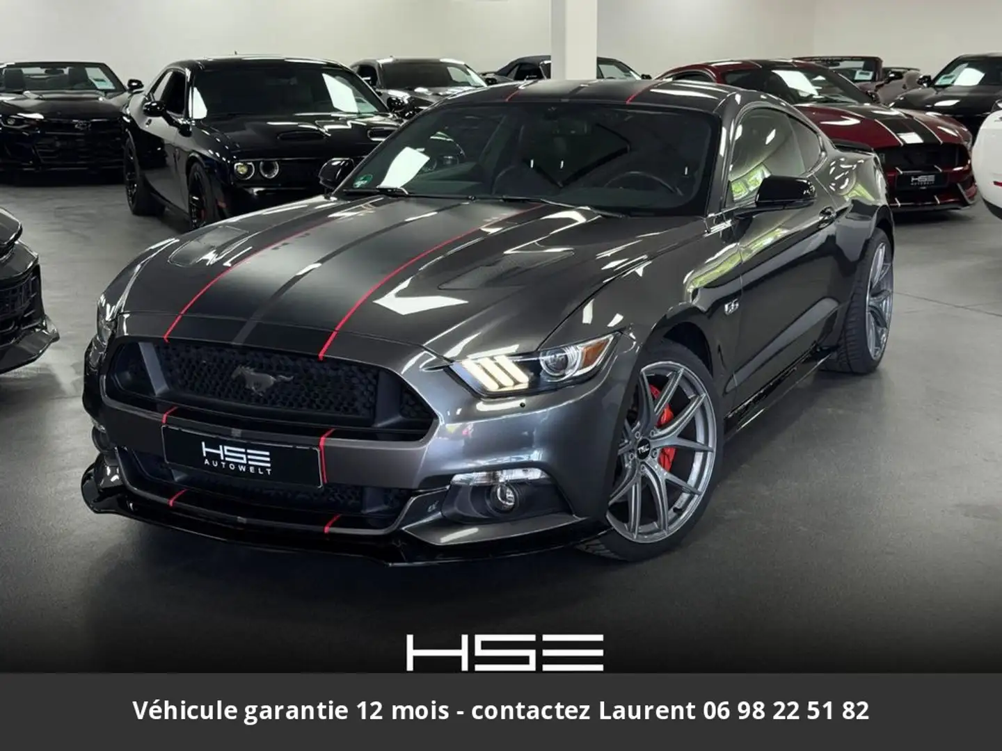 Ford Mustang GT Premium Tout compris hors homologation 4500e Noir - 1