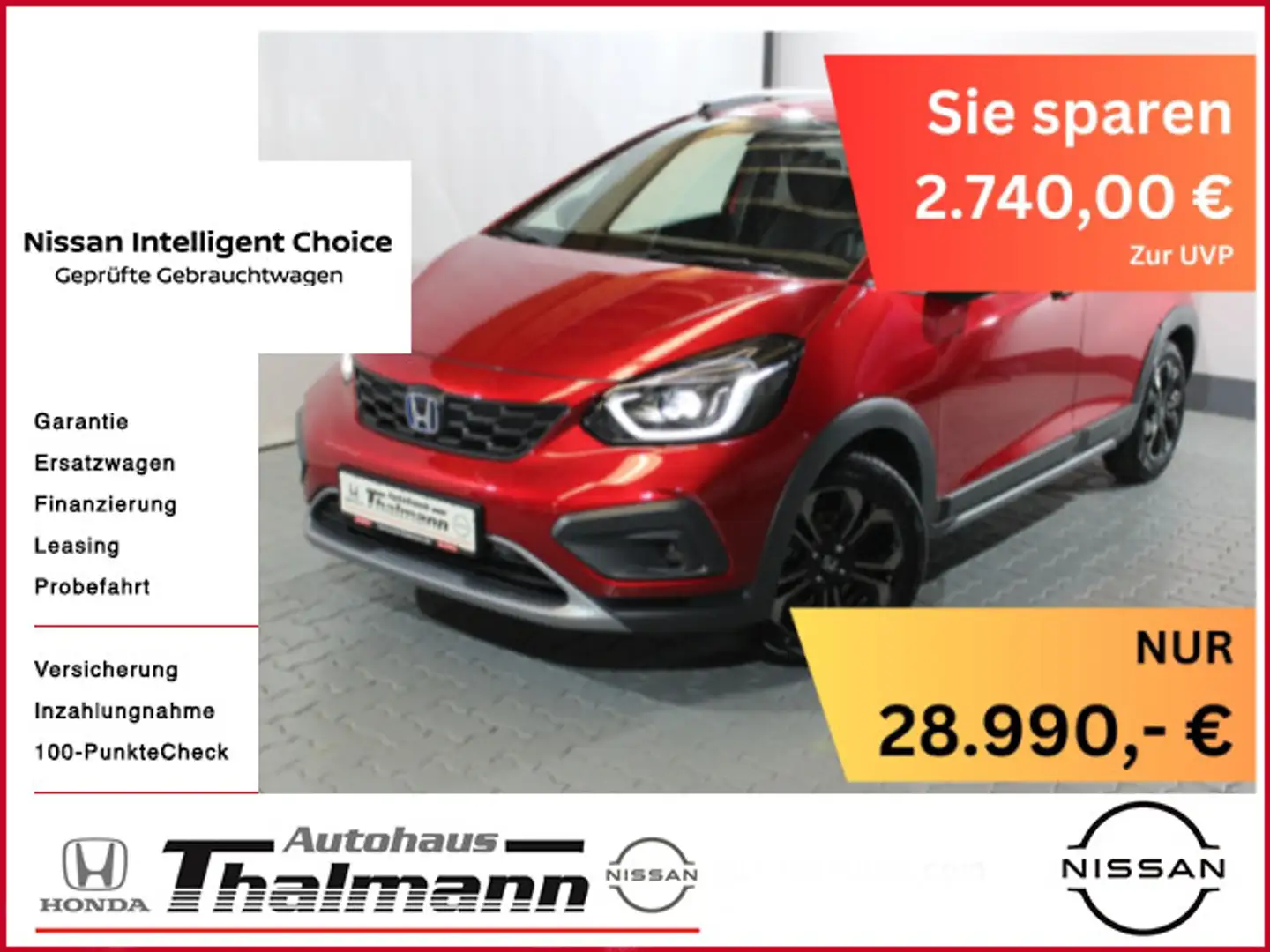 Honda Jazz e:HEV  Crosstar Advance Rot - 1