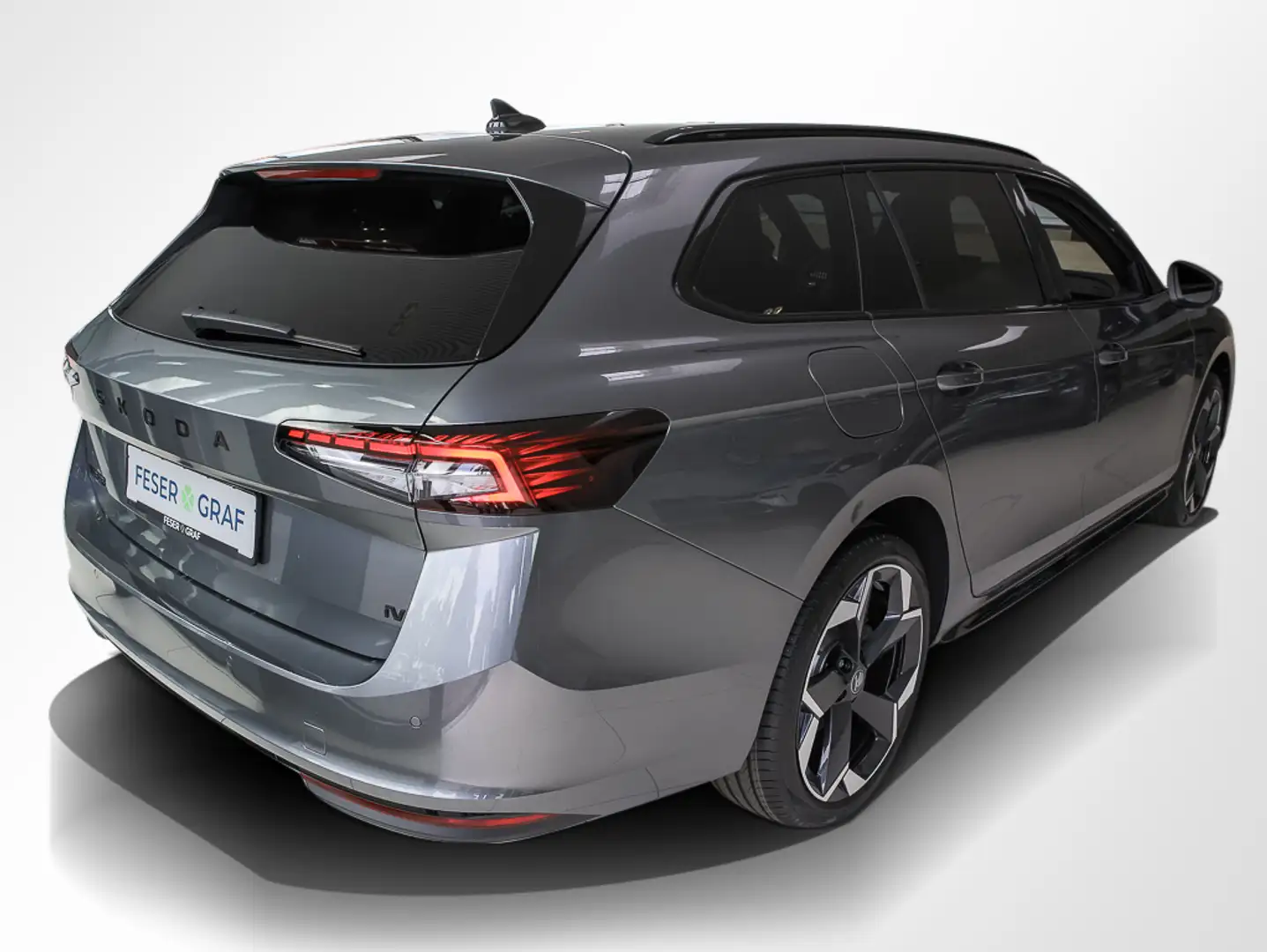 Skoda Superb Combi 1.5 TSI iV Sportline DSG AHK Navi Gris - 2