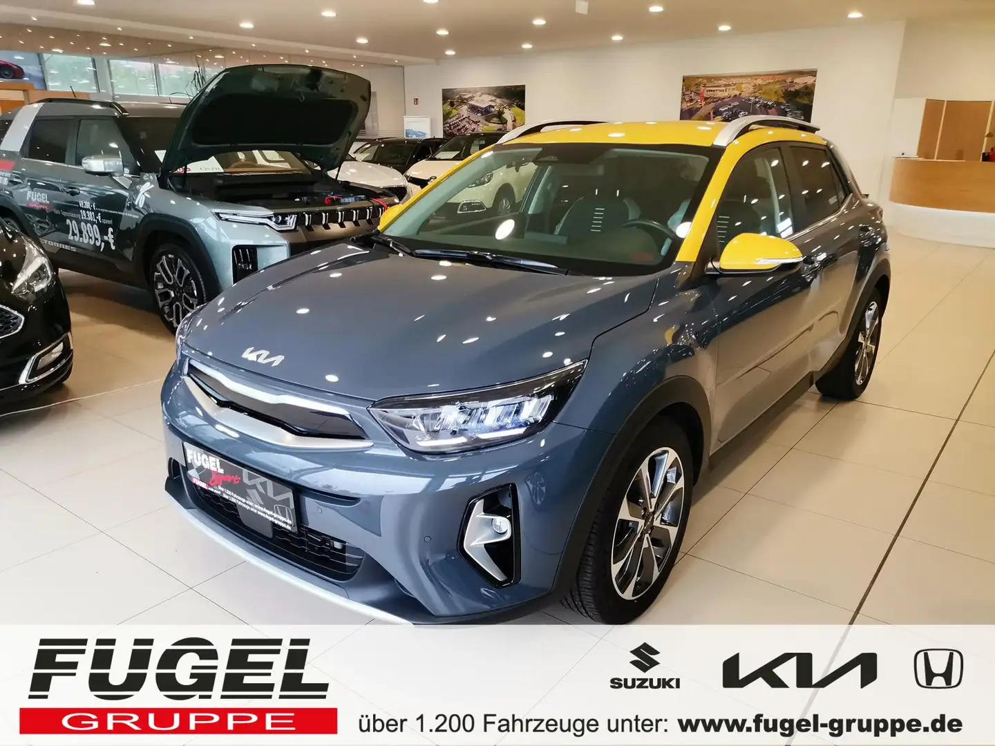 Kia Stonic 1.0 T-GDi DCT Spirit LED|Navi|RFK|SHZ Gelb - 1