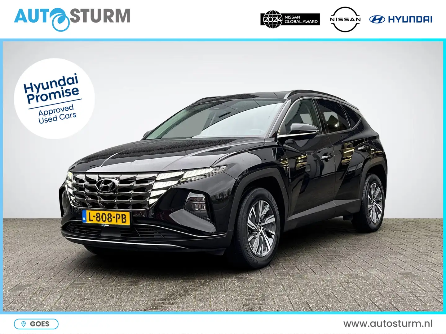 Hyundai TUCSON 1.6 T-GDI HEV Comfort | 1650kg Trekgewicht | Zwart - 1