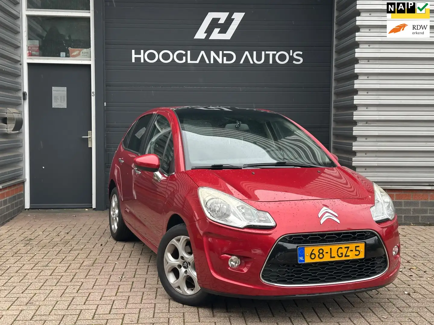 Citroen C3 1.6 VTi Exclusive Automaat Handel/Export Rood - 1