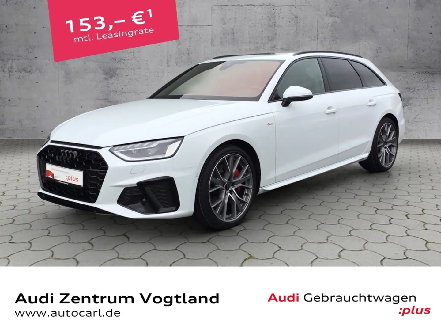Audi A4 Avant S line 45 TFSI quattro S-tronic PANO/STH KL Weiß - 1
