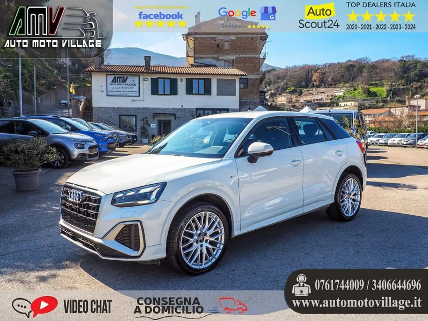 Audi Q2 30 TDI S tronic S line PREZZO SENZA VINCOLI Bianco - 1