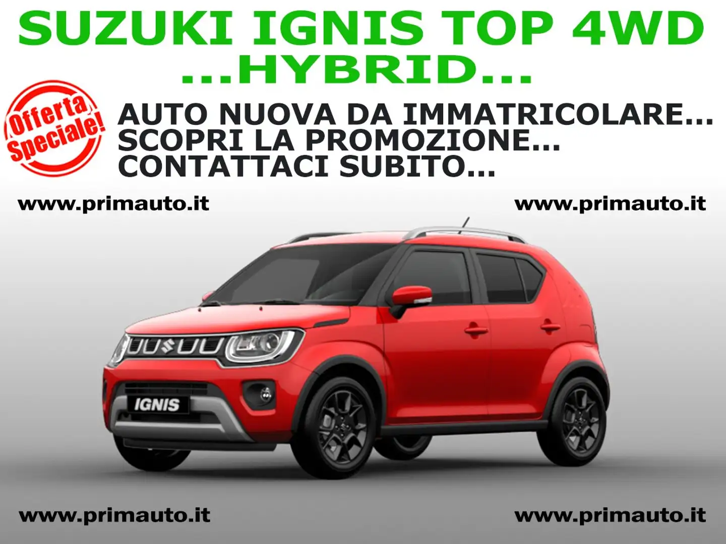 Suzuki Ignis 1.2 Hybrid 4WD All Grip "Top" - OFFERTA!  (#0524) Rosso - 1