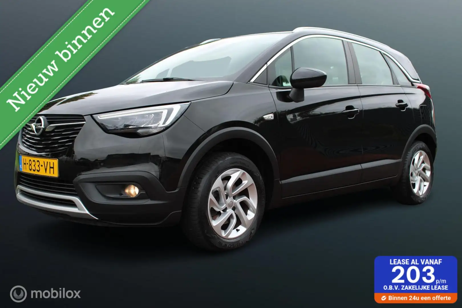 Opel Crossland X 1.2 Turbo 110 PK Innovation, Trekhaak, Clima, Navi Nero - 1