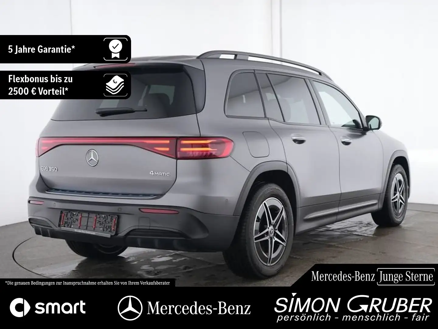 Mercedes-Benz EQB 350 4M AMG Pano HUD Burm 7Sitzer 360° Magno Grau - 2