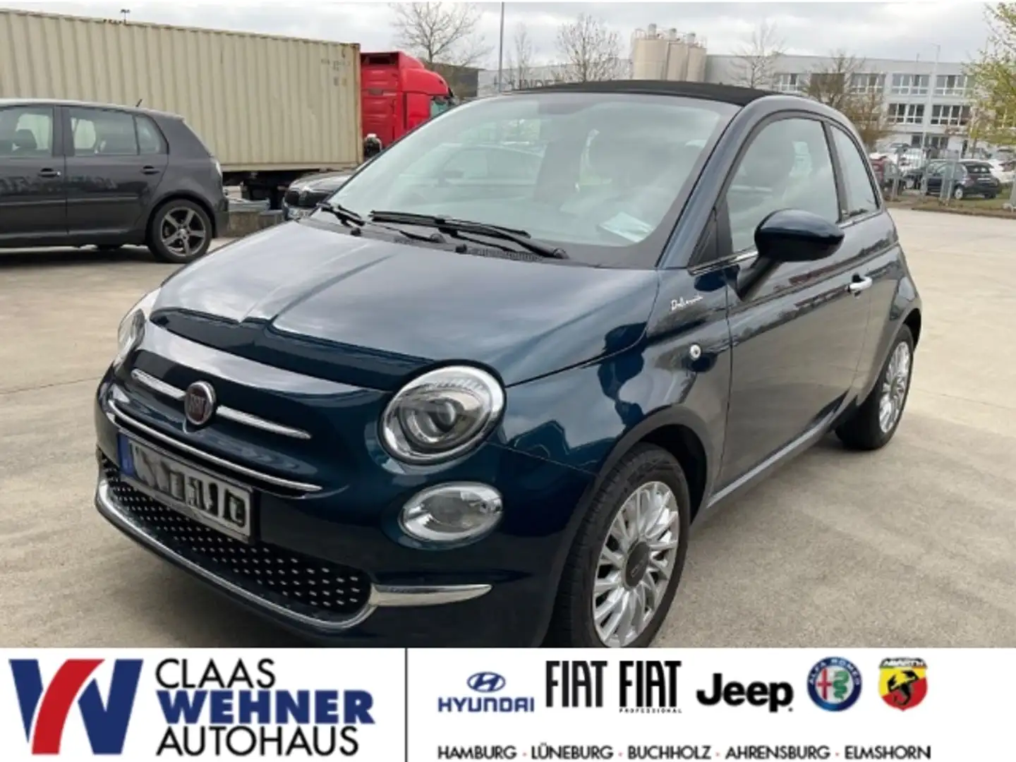 Fiat 500C DolceVita 1.0 Mild Hybrid DAB Blau - 1
