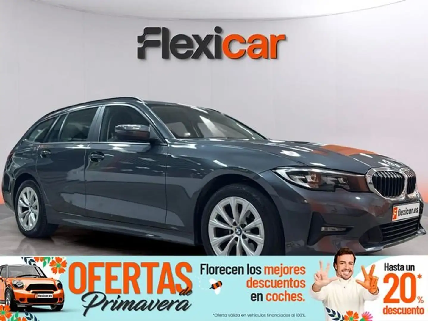 BMW 318 318d Touring Gris - 1