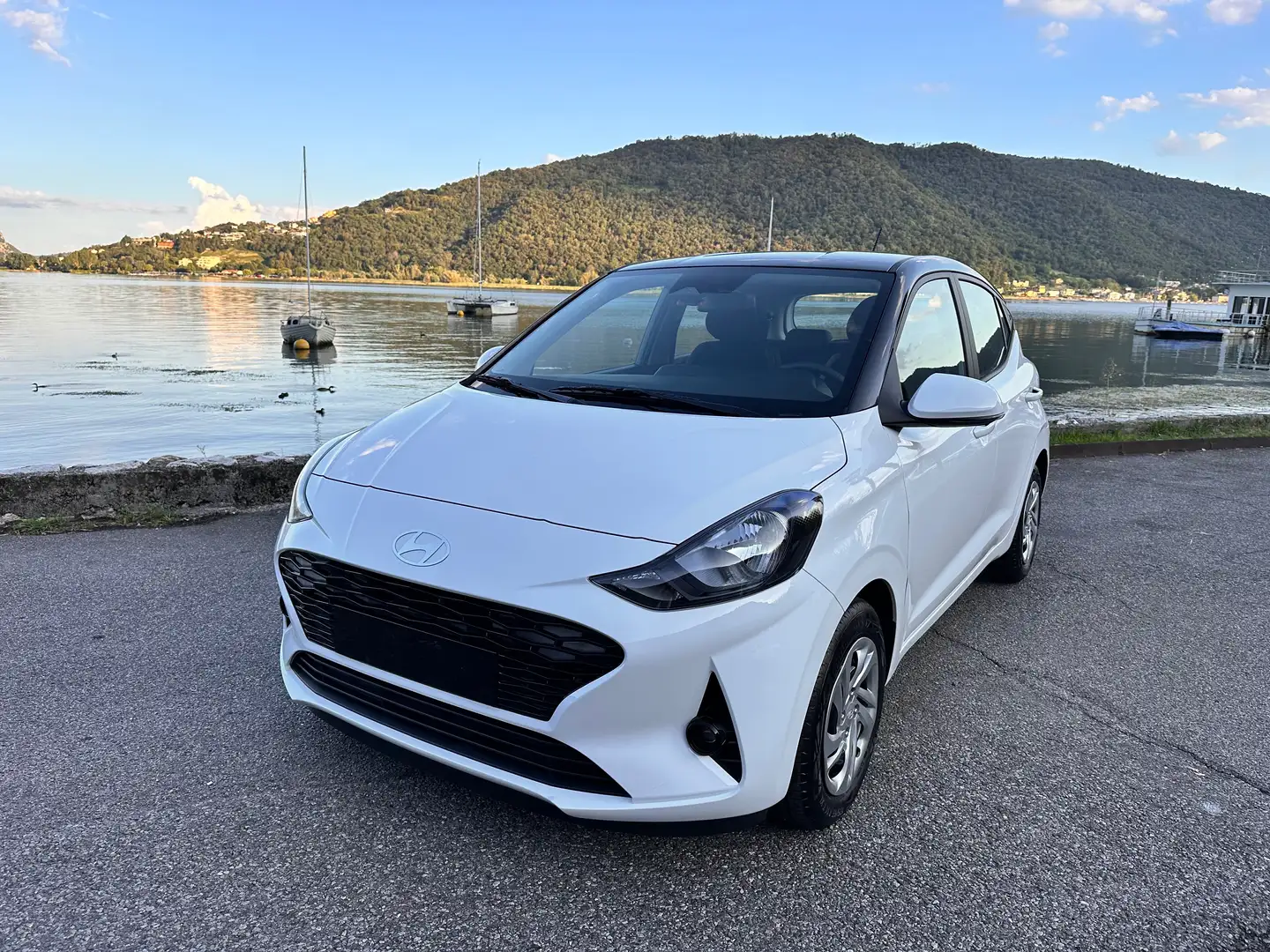 Hyundai i10 i10 1.0 mpi Prime Deluxe Pack 63cv Blanc - 2