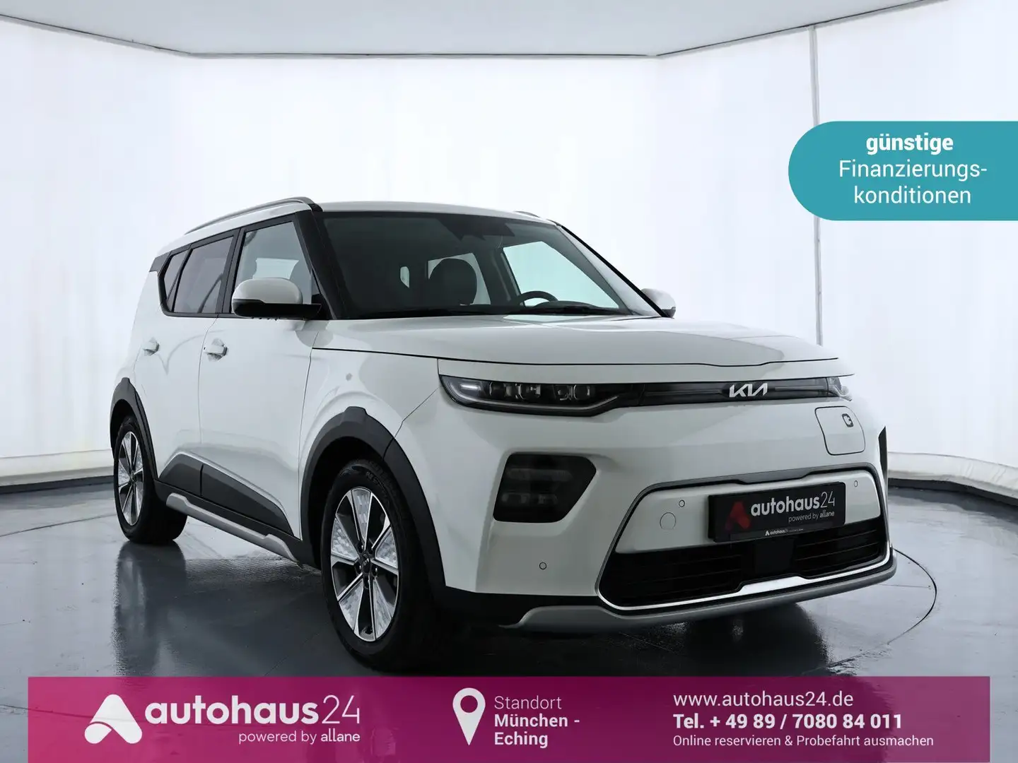 Kia Soul e-Soul 64 kWh Insp. LED|Navi|Leder|Wä-Pumpe Weiß - 1