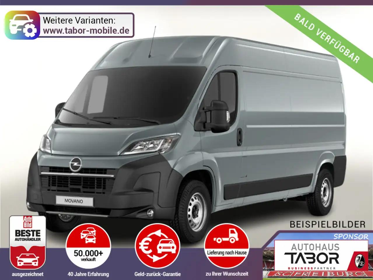 Opel Movano 35+ AT8 L3H2 AHK CargoP AppleC UVP-43%* — photo 1 of 13