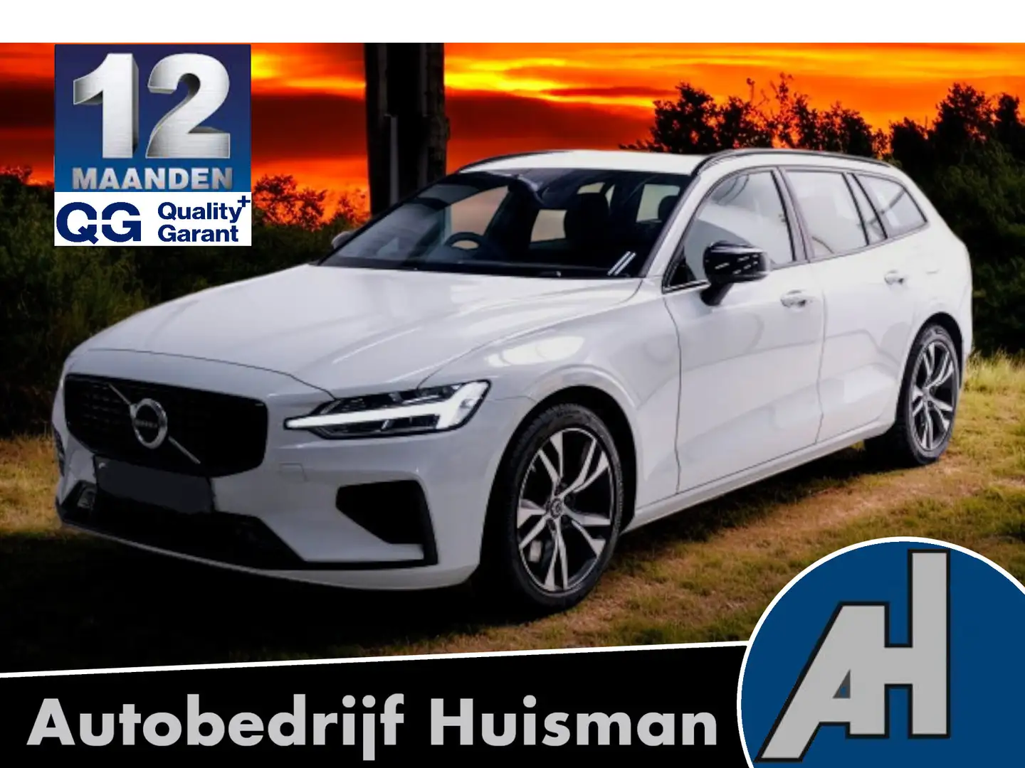 Volvo V60 2.0 T8 AWD 287kW/390pk Aut8 Recharge R-Design ADAP Weiß - 1