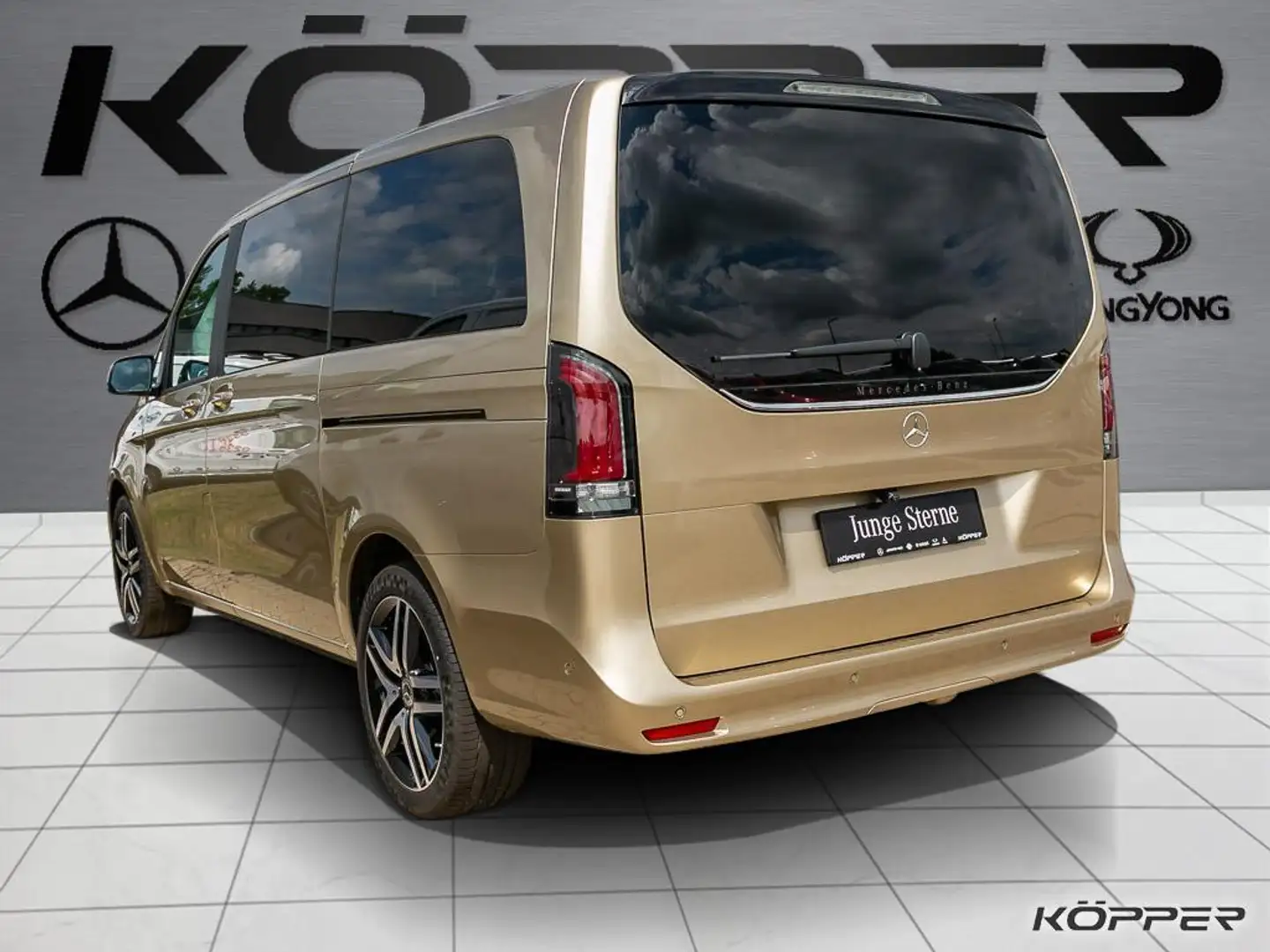 Mercedes-Benz V 220 d 4MATIC STYLE L neues Modell AHK 7-Sitze Bronze - 2