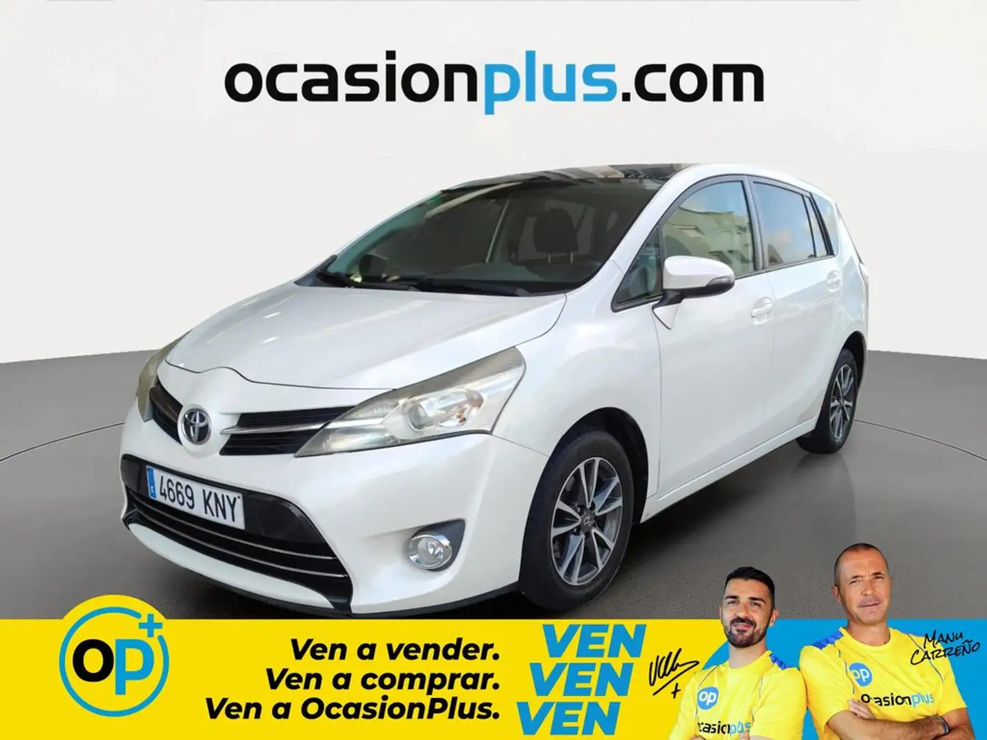 Toyota Verso 115D Advance 5pl. Blanco - 1
