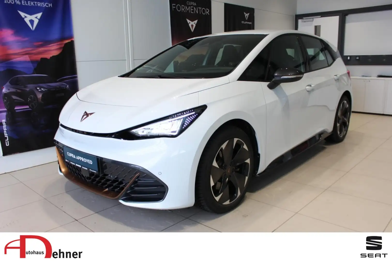 CUPRA Born 204PS/62kWh CARPLAY+SHZ+GJR+PDC+LED+KEYLESS Klima Weiß - 1