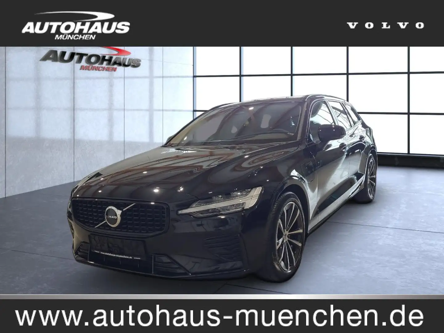 Volvo V60 Plus Dark Recharge Plug-In Hybrid AWD LED Noir - 1