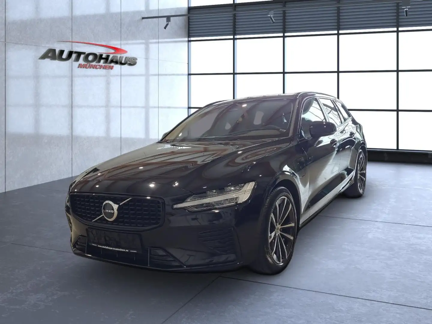 Volvo V60 Plus Dark Recharge Plug-In Hybrid AWD LED Noir - 2