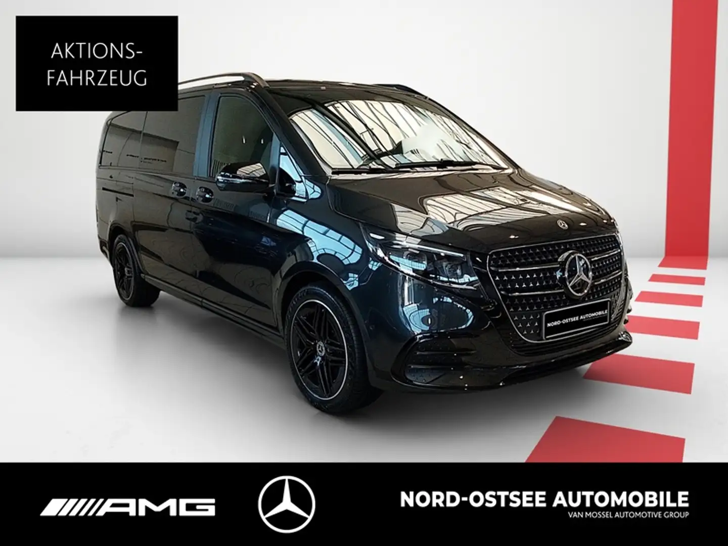 Mercedes-Benz V 300 d 4M AVANTGARDE LANG AIRMATIC+SITZKLIMA+AMG Grau - 2