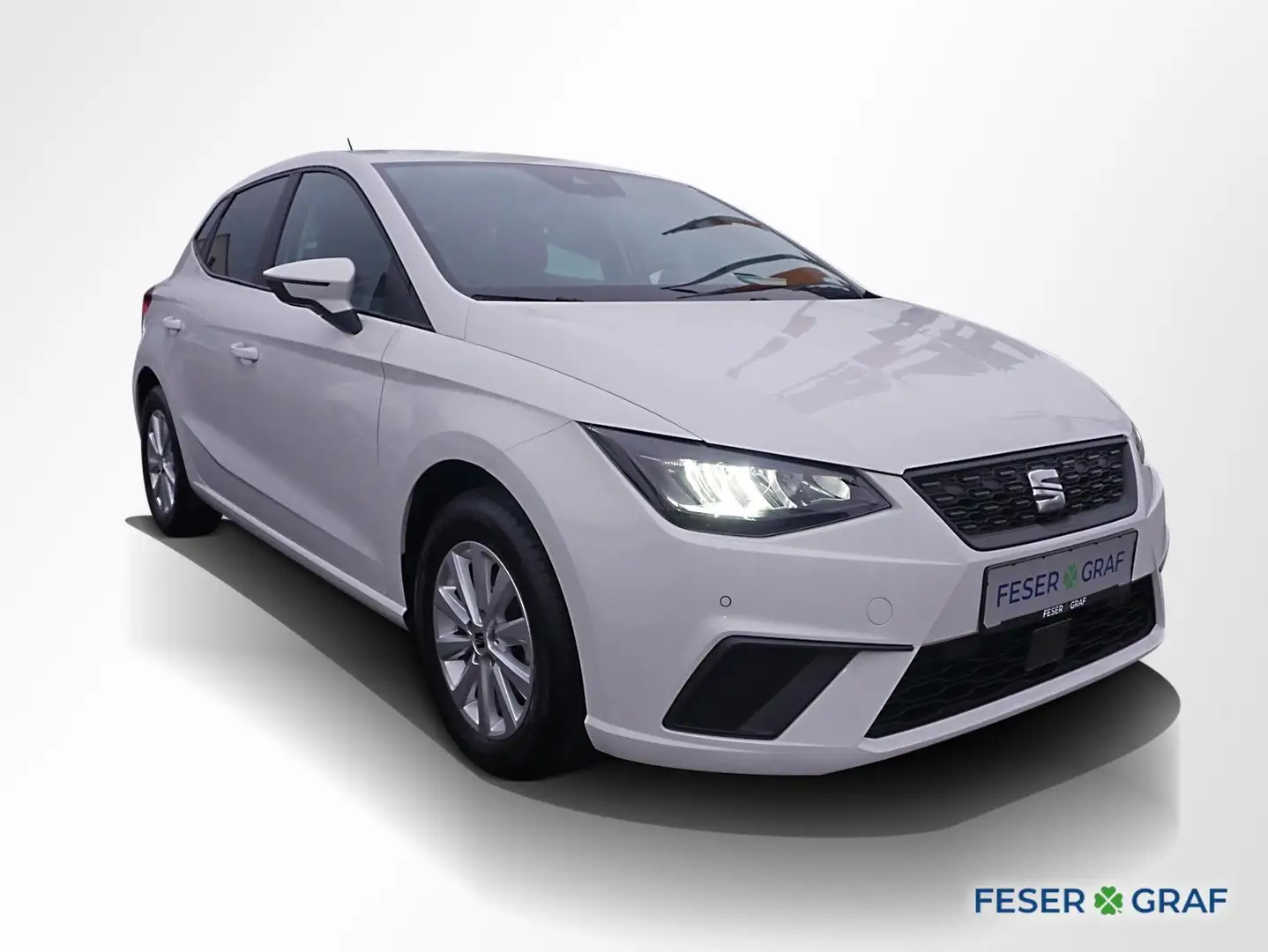 SEAT Ibiza 1.0 TSI Style ACC Full Link LED RüKa Sitzh. Weiß - 2