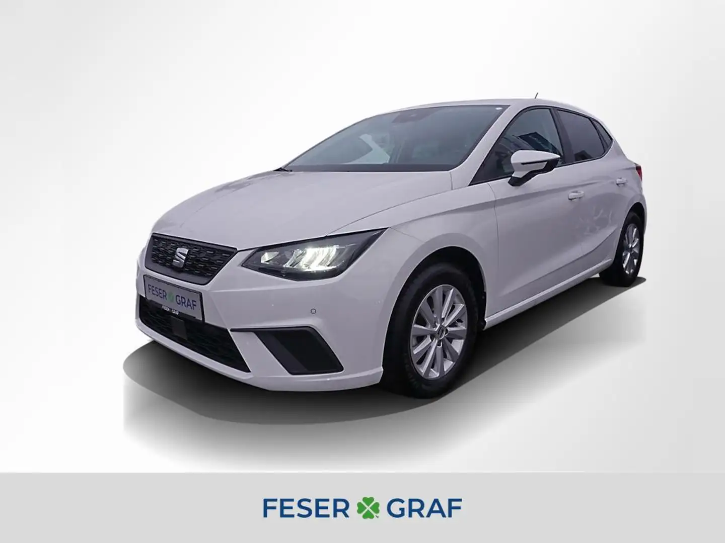 SEAT Ibiza 1.0 TSI Style ACC Full Link LED RüKa Sitzh. Weiß - 1