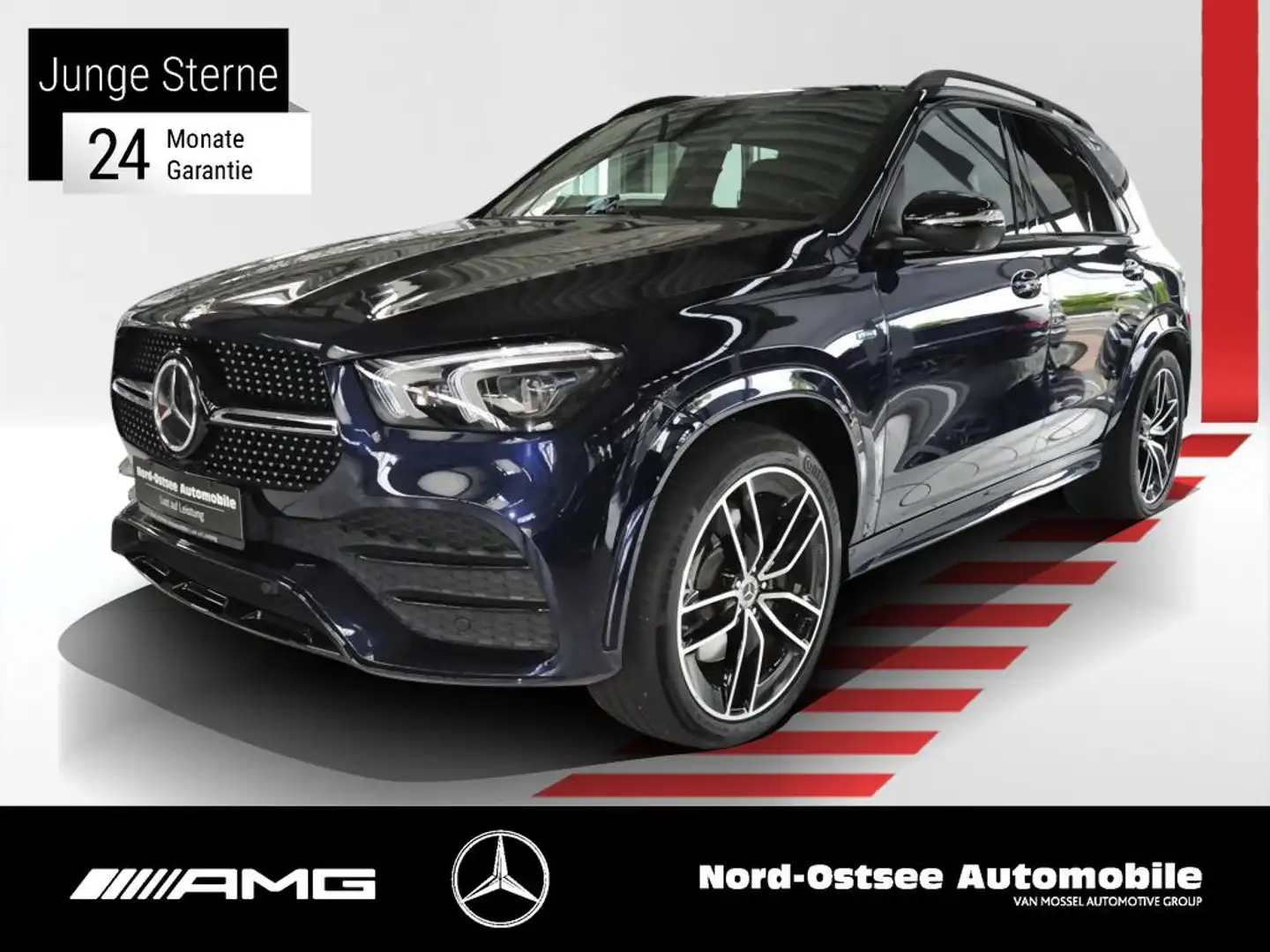 Mercedes-Benz GLE 350 de 4M AMG 360° BURMESTER PANO MULTIBEAM Azul - 1
