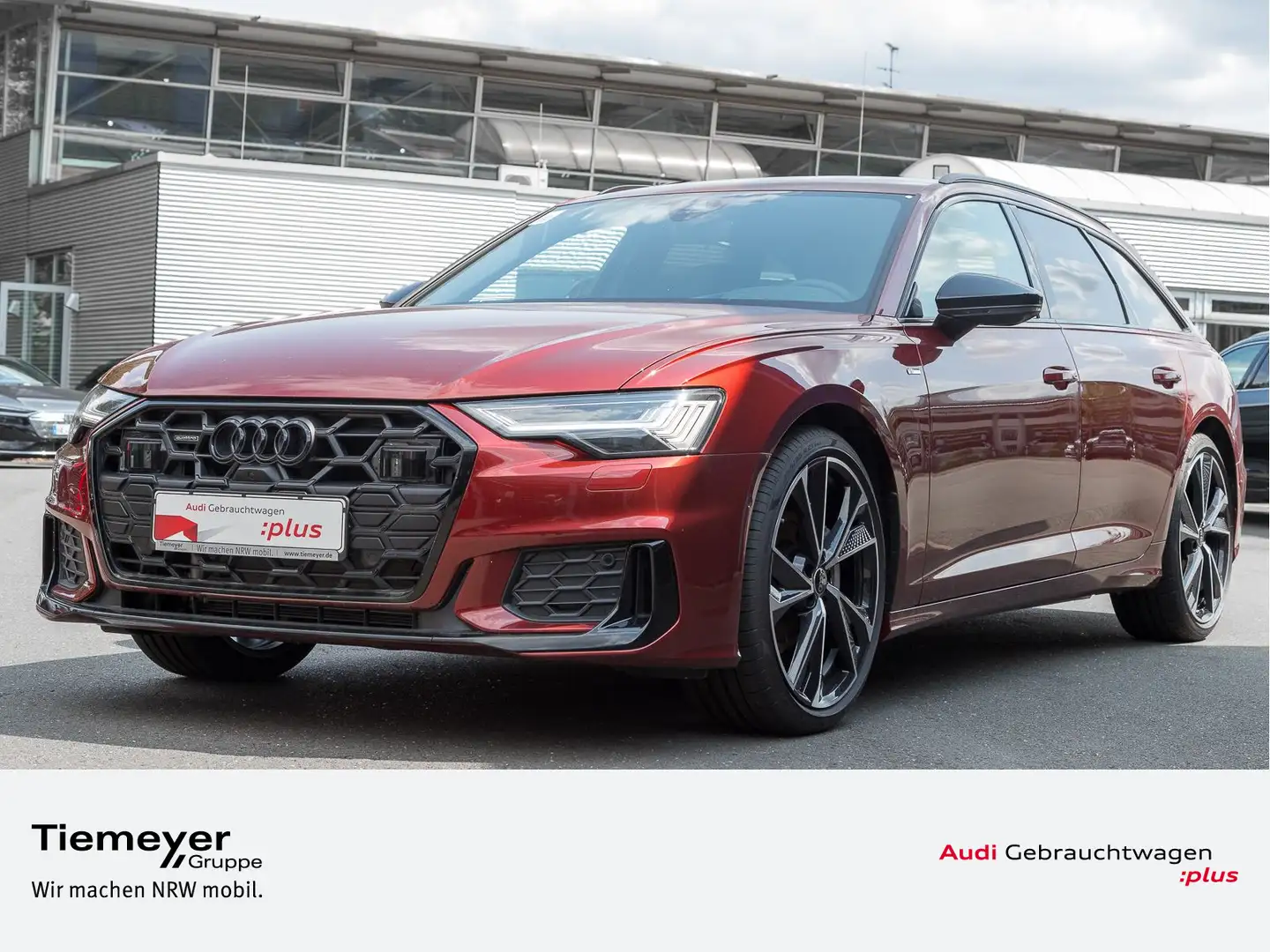 Audi A6 40 TDI Q S LINE NP98 LM21 STHZG HD-MATR Rot - 1